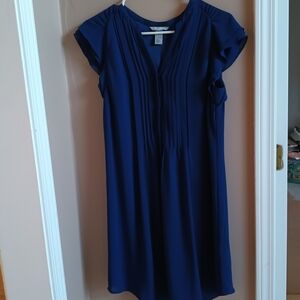 H&M Navy Blue Midi Dress